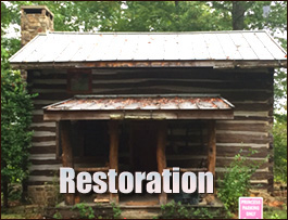 Historic Log Cabin Restoration  White Cottage, Ohio